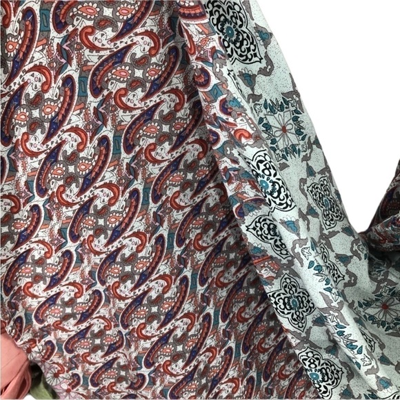 Umgee Floral Boho Festival Ready Mini Dress Size Small - Picture 6 of 7